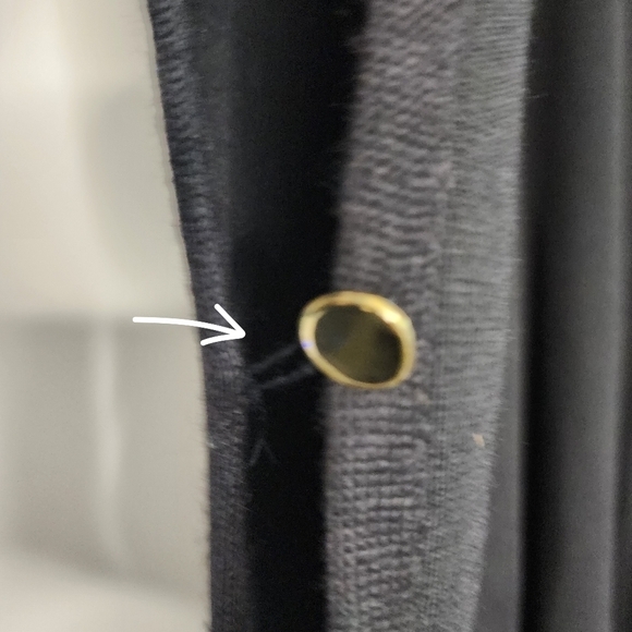 St John Black Wool Poncho Knit cape Minimalist Lagenlook Neutral Luxury luxe - Picture 9 of 15